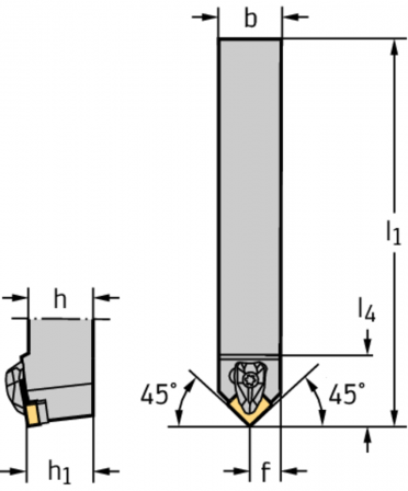 Outil à queue – Serrage par bride