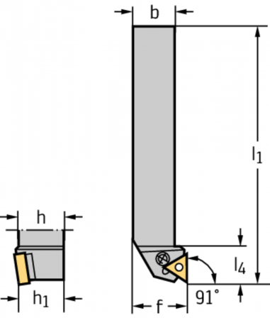 Porte-outils pour outils à queue – Serrage par levier  5007975