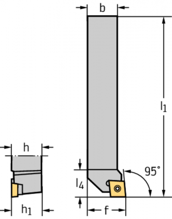 Porte-outil pour outils à queue – Serrage par vis 5327590