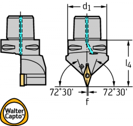 Porte-outils de tournage – Serrage par levier C...  5012119