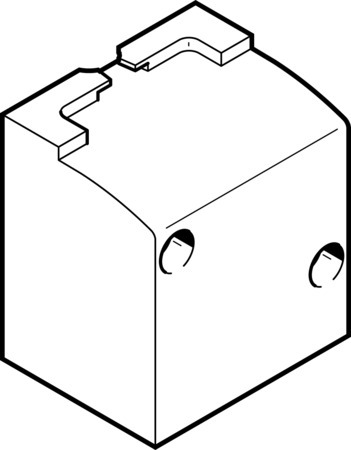VABF-S2-2-A1G2-G12 Embase juxtaposable d'angle