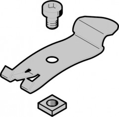 VAME-P7-T Fixation pour rail