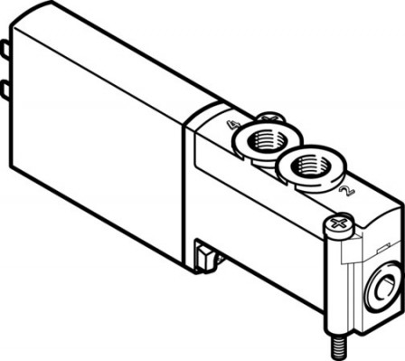 MHP2-MS1H-5/2-M5 Électrodistributeur