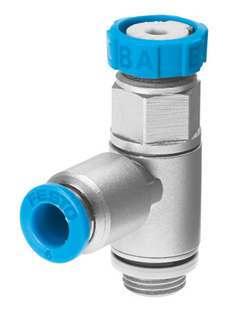 GRLSA-1/8-QS-6 Limiteur de débit unidirectionnel