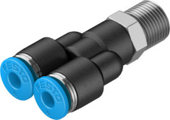 QSY-1/8-4 Raccord banjo Y