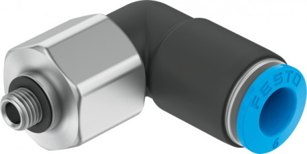 QSRL-M5-6 Raccord coudé tournant