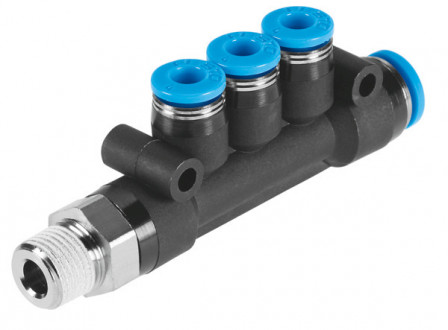 QST3-3/8-10-8 Raccord banjo multiple