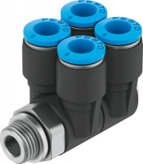 QSLV4-G1/8-6 Raccord banjo multiple