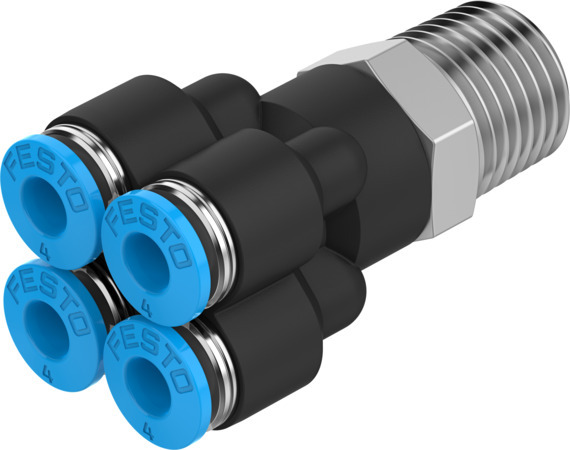 QSQ-1/8-4 Raccord banjo multiple