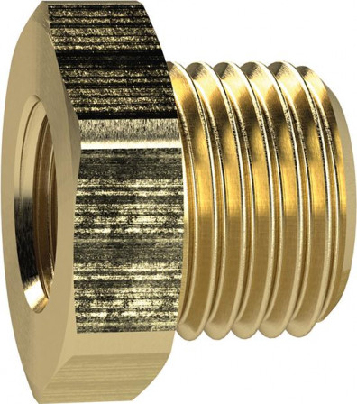 Raccord réducteur court laiton F1/2