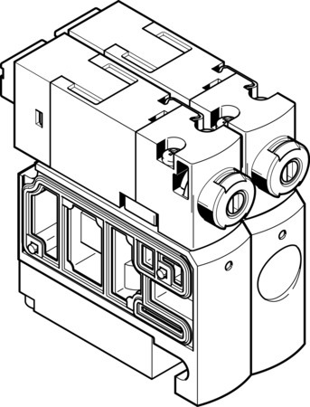 CPVSC1-M1LH-J-H-Q3 Électrodistributeur