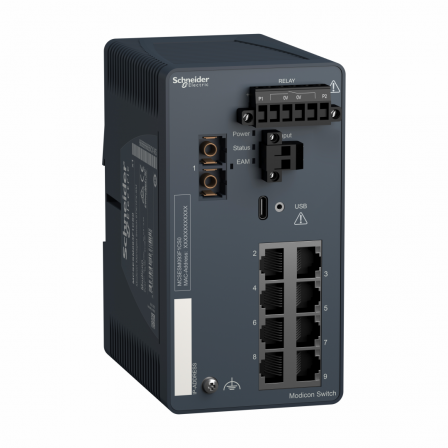Modicon Switch ESM 8TX/1FX-SM