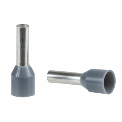 Embout court 0,75mm² gris DIN