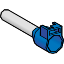 Embout E long 16mm² bleu DIN