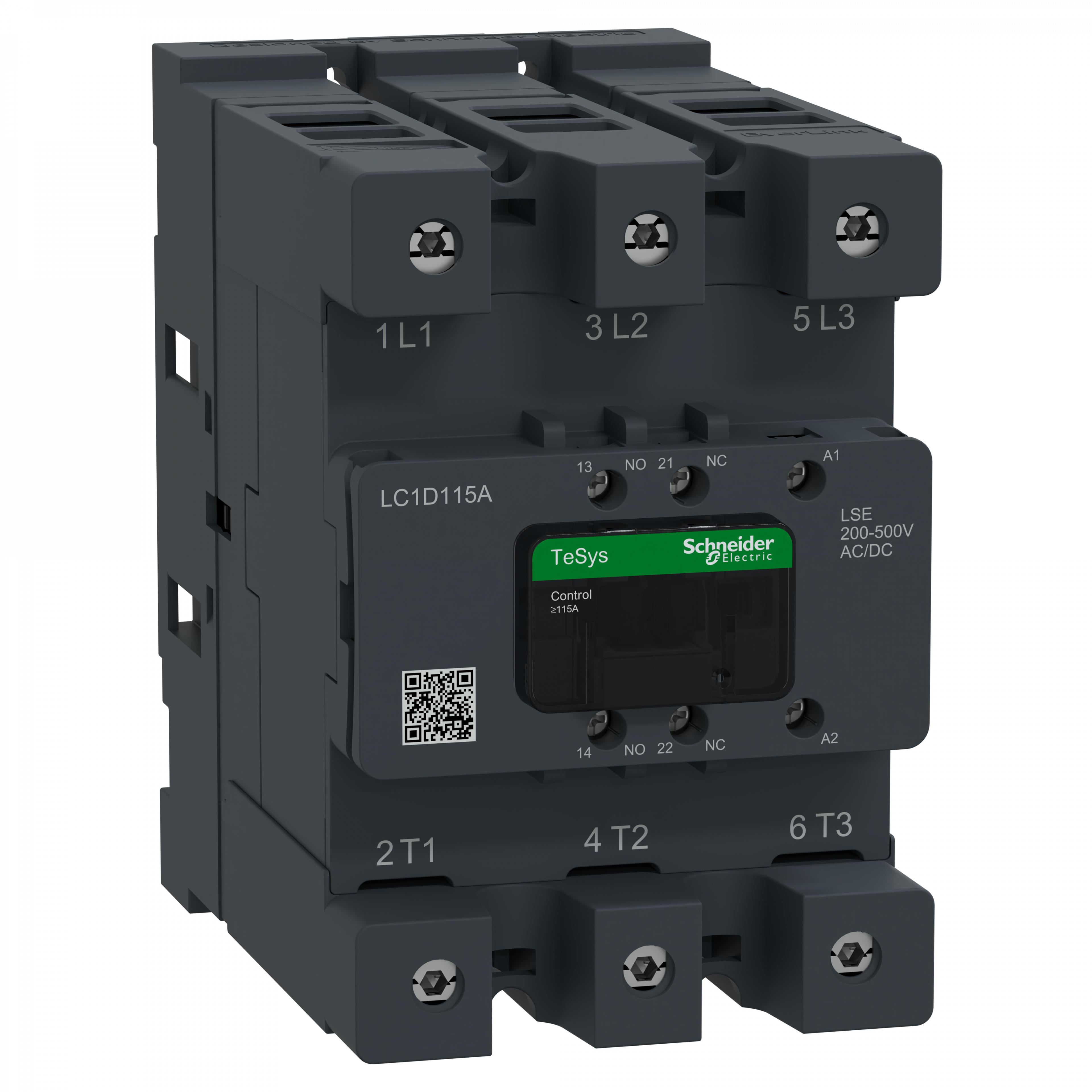 CTR 115A 3P 200-500V ACDC EvLk