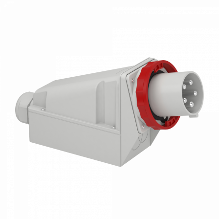 Mureva - socle de connecteur industriel - 125 A - 3P+N+T - 380..415 V CA - IP67