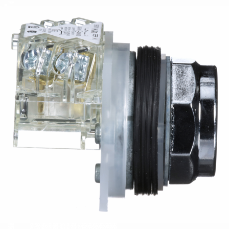 Harmony 9001K - bouton-poussoir - noir - Ø30 - à impulsion affleurant - 1OF