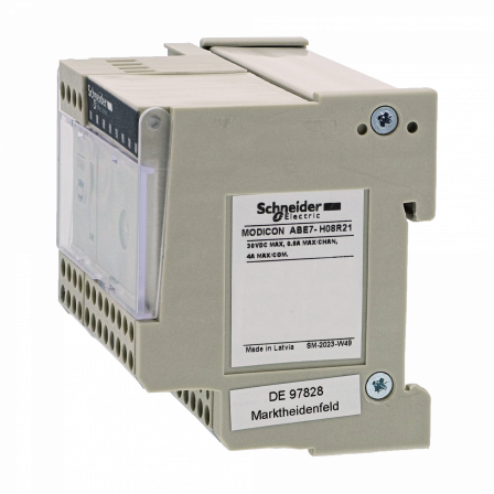 Telefast ABE7 - embase de raccordement passive - 8 entrées ou sorties - DEL