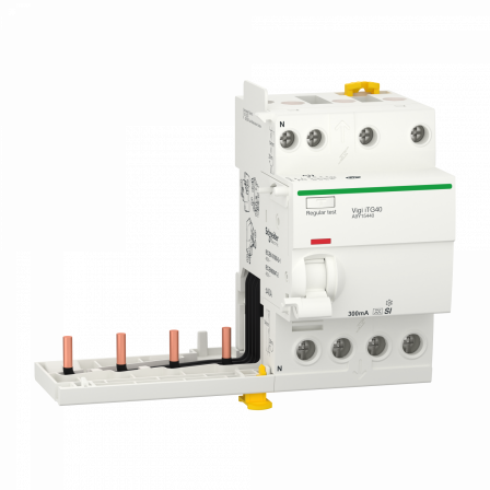 Acti9 iTG40 - Bloc dif. Vigi Tête de groupe - 4P - 40A - 300mA - Type A-SI