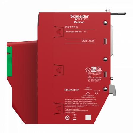 Modicon M580 - Processor module Safety SIL3, Level 6, Remote