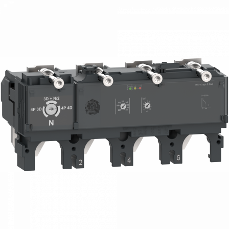 ComPacT NSX - Déclencheur MicroLogic 2.3 AB 400A - 4P4D pour NSX400-630