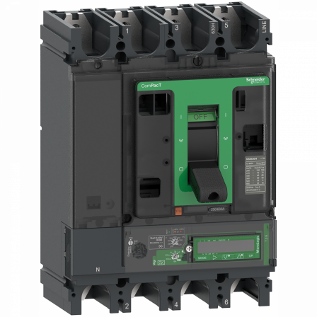 ComPacT NSX400N - Disjoncteur Vigi - MicroLogic 7.3E 400A - 4P4D - 50kA - fixe