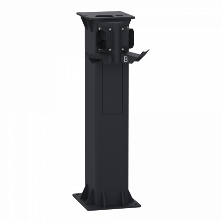 Evlink Pro DC - Pied pour borne - 1 prise CCS2 + 1 prise CHAdeMO - H 1m