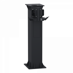 Evlink Pro DC - Pied pour borne - 1 prise CCS2 + 1 prise CHAdeMO - H 1m