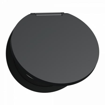 Unica System+ - couvercle anthracite opaque pr bloc de prise à encastrer XS IP42