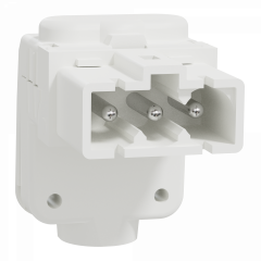 Unica System+ - Connecteur Mini Wieland GST15i3S mâle coudé - lot de 5