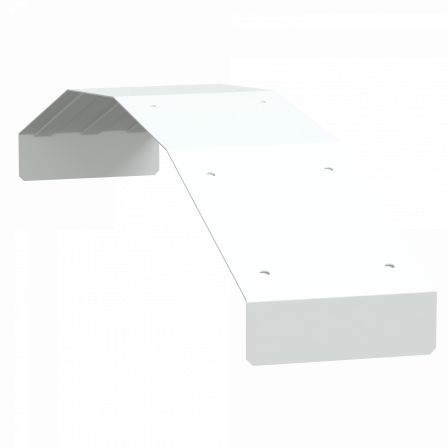 Canalis EV - Toit galbé inter-liaison - Blanc - RAL9003