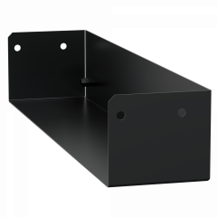 Canalis EV - Entretoise extrémité fixat. rails horizontaux - x2 - Noir - RAL9005