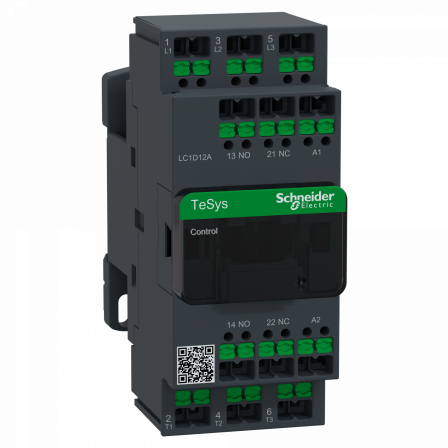 SnIn CONT 12A 1F 1O 24V 50 60