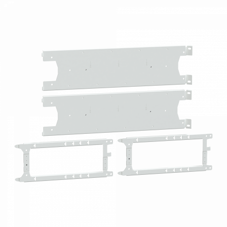 PrismaSeT P - Platine NSXm vigi vert.- fixe - 3P4P- Cde man. rotat.-L650