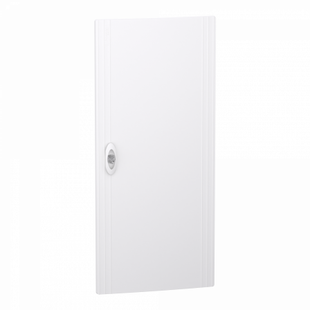 PrismaSeT XS - Porte pleine RAL9003 pour coffret encastré 4 rangées 13 modules