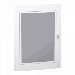 PrismaSeT XS - Porte transparente RAL9003 pour coffret saillie 4R 24 modules