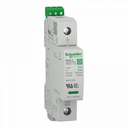 Multi 9 PRD1 75r 1P T1 277V Parafoudre debro UL1449