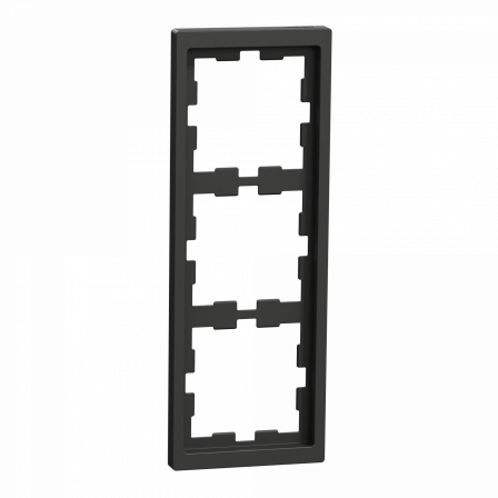 D-Life - cadre de finition - anthracite - 3 postes