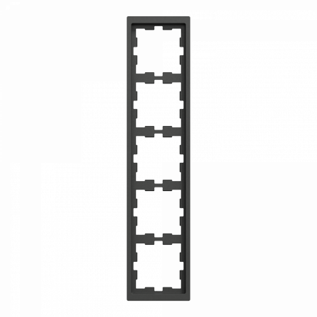 D-Life - cadre de finition - anthracite - 5 postes