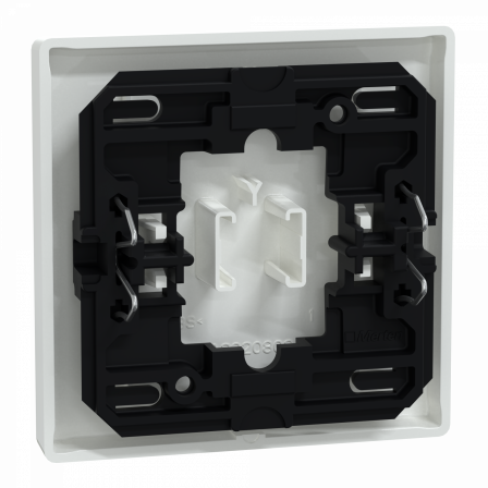D-Life - enjoliveur pour commande simple avec picto lampe - blanc lotus