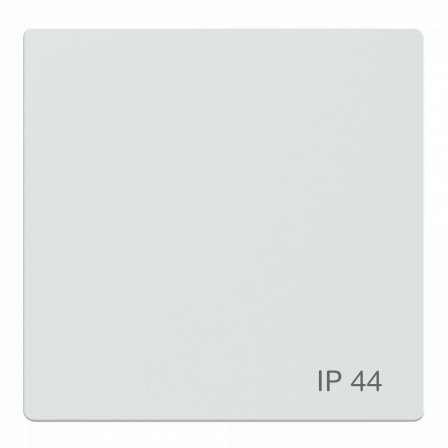 D-Life - enjoliveur pour commande simple IP44 avec joint - blanc lotus