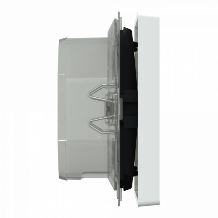 D-Life - enjoliveur pour commande simple IP44 avec joint - blanc lotus