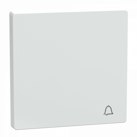 D-Life - enjoliveur pour commande simple avec picto carillon - blanc lotus
