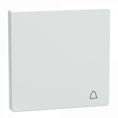 D-Life - enjoliveur pour commande simple avec picto carillon - blanc lotus