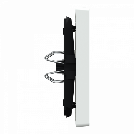 D-Life - enjoliveur pour commande simple avec picto carillon - blanc lotus