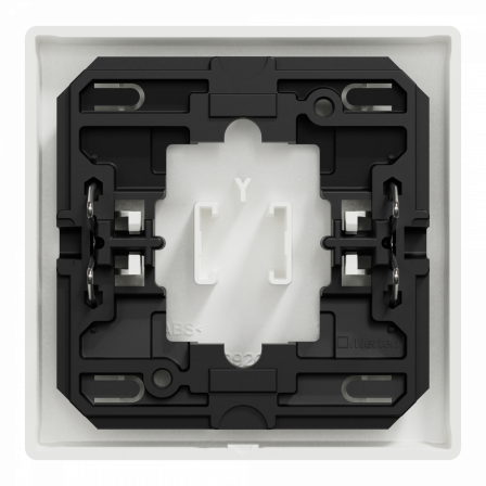 D-Life - enjoliveur pour commande simple avec picto carillon - blanc nordic mat