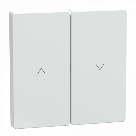D-Life - enjoliveur pour commande double volets roulants - blanc lotus