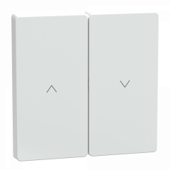 D-Life - enjoliveur pour commande double volets roulants - blanc lotus