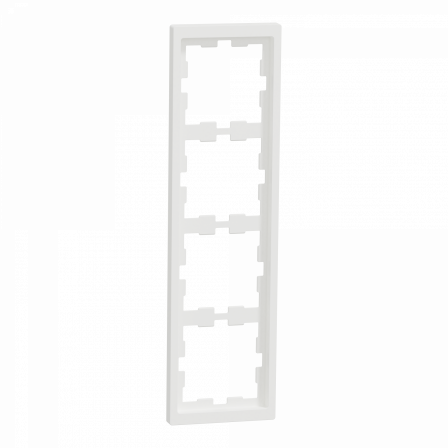 D-Life - cadre de finition - blanc nordic mat - 4 postes