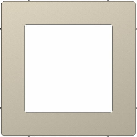 D-Life - cadre de finition pour méca 45x45 Unica - blanc sable - 1 poste